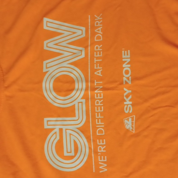 4/$30 Orange Trampoline Tee & Socks - Size Medium & Small (Youth) - Picture 2 of 7